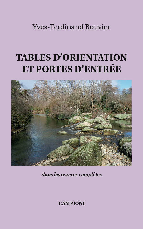 Tables d'orientation et portes d'entrée